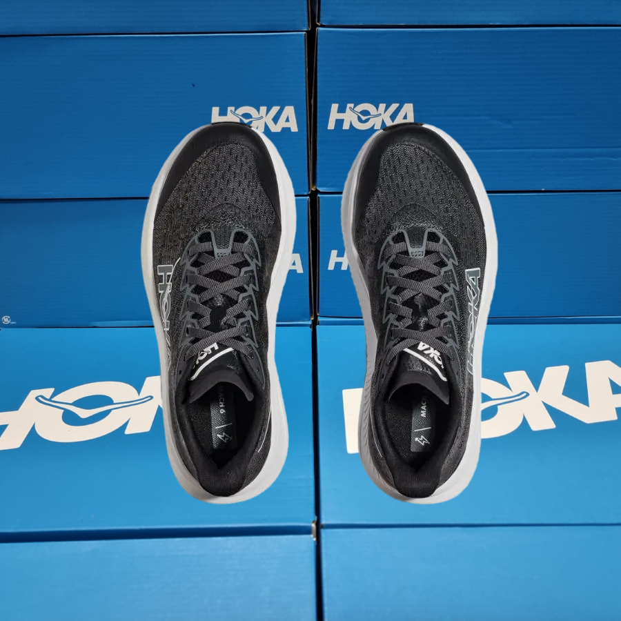 NEW Hoka One One Mach 6 Wide 2E 1147833/BWHT Men display picture 1
