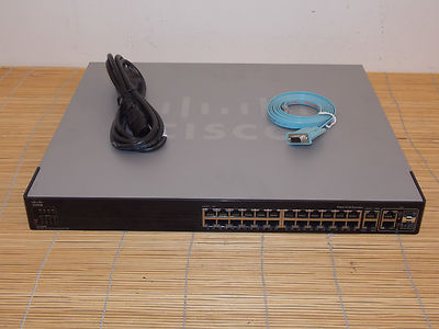 Cisco SFE2000P 24x 10/100TX PoE Ports + 4GB/2x 10/100/1000Base-T/SFP Switch