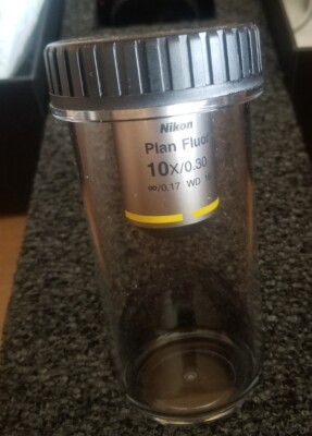 Nikon Plan Fluor 10X Eclipse CFI Microscope Objective DIC L