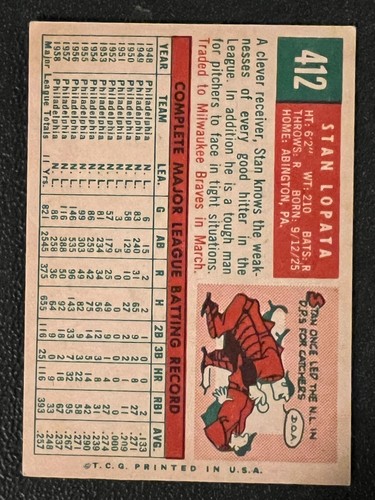 1959 Topps Baseball Singoli - Numeri 400-506 - Scegli la tua carta - Aggiorna il tuo set- - Foto 69 di 501