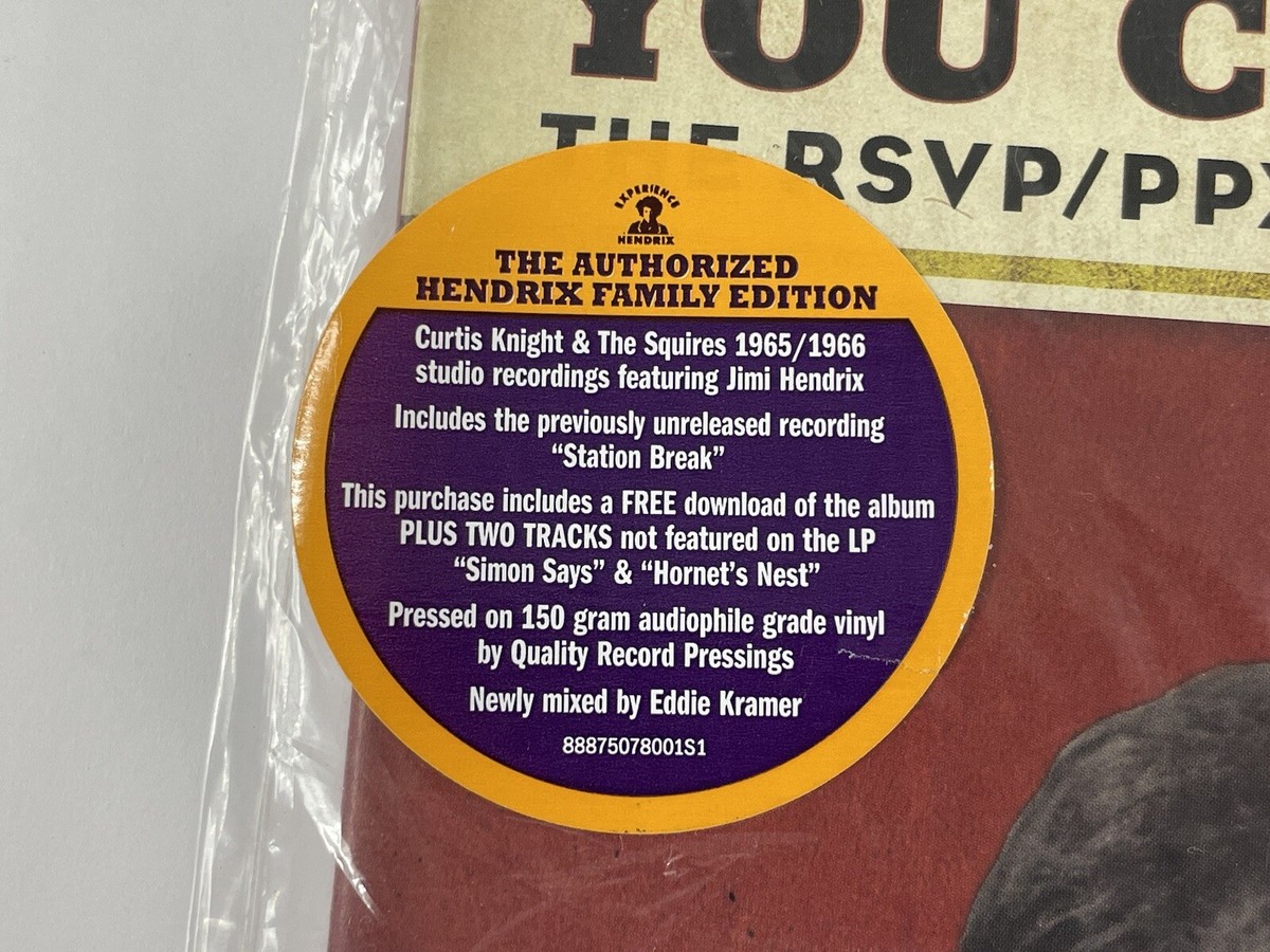 Curtis Knight & The Squires Vinyl Record You Can't Use My Name