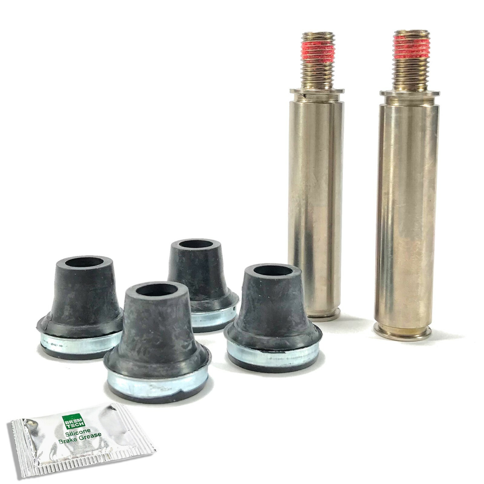 2X FRONT CALIPER SLIDER PIN BOLT KITS SOLID DISC FIT FORD KA 1.2 08