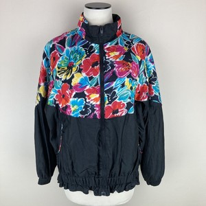 floral windbreaker
