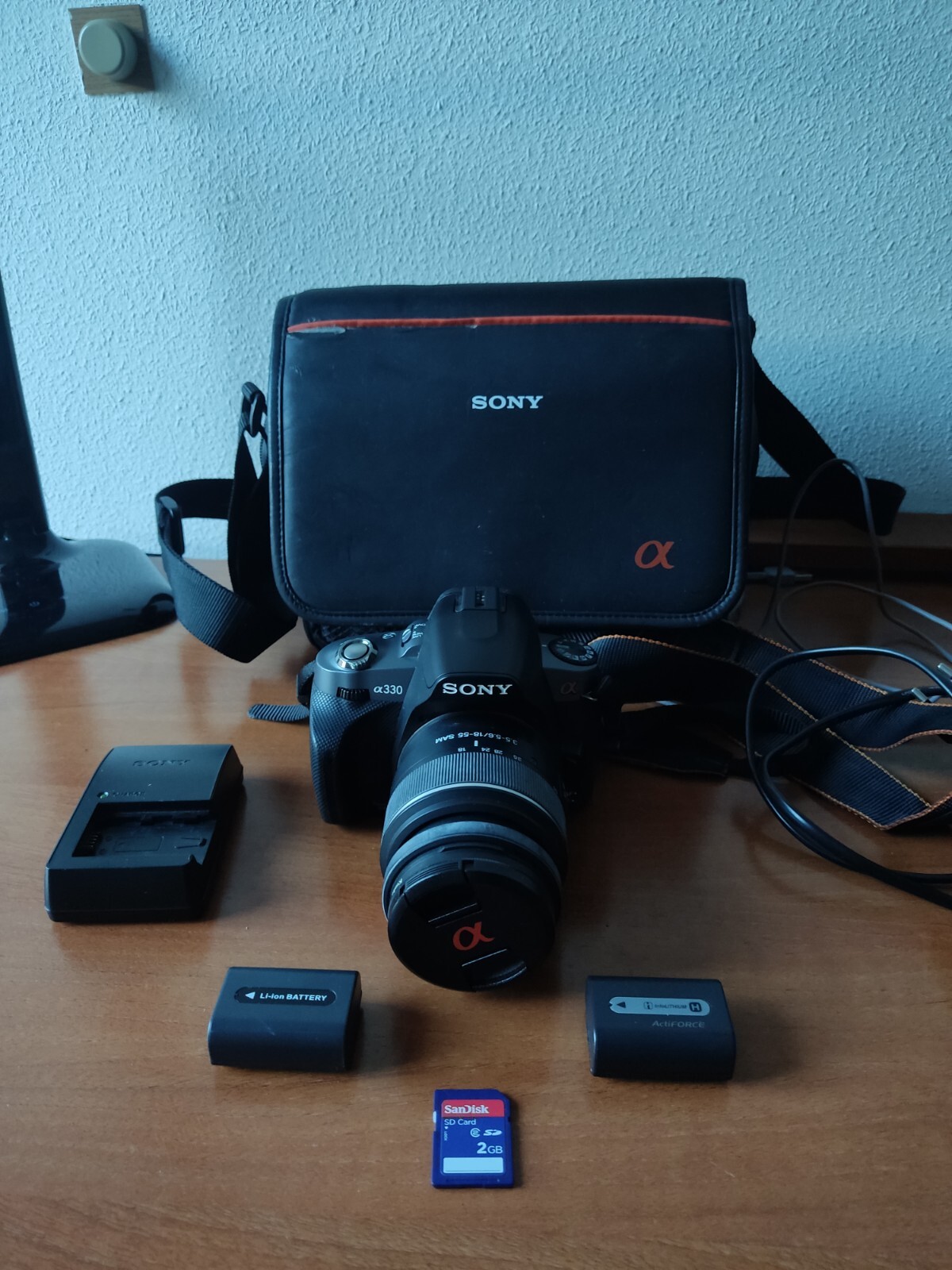 OFERTA! Kit Sony alpha 330 como nueva