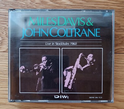 Miles Davis & John Coltrane - Live In Stockholm 1960 - CD DIW, 1986