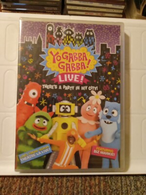 NEW SEALED Yo Gabba Gabba! Live! Theres a Party in My City! (DVD