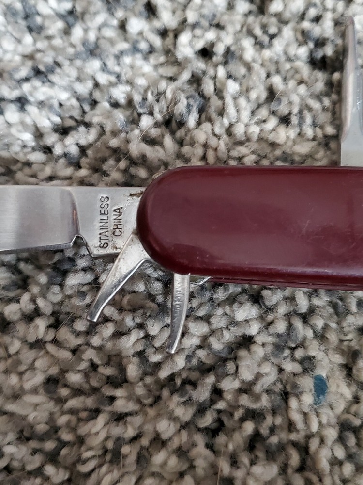 6-in-1 Multi-Tool Knife with Camping Fork and Bottle Opener Made in China