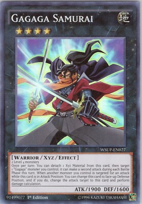 Gagaga Samurai NM (#2) WSUP 1st World Superstars Yugioh