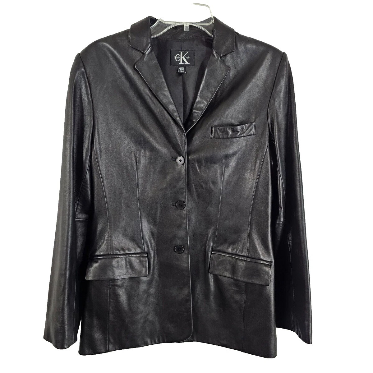 Calvin Klein Leather Outer Shell Coats, Jackets & Waistcoats for 