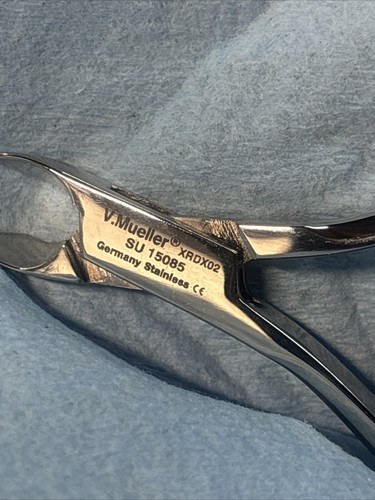 V. Mueller SU 15085 Cuticle Nipper, Convex 4 inch German Stainless OR Grade - Picture 2 of 12