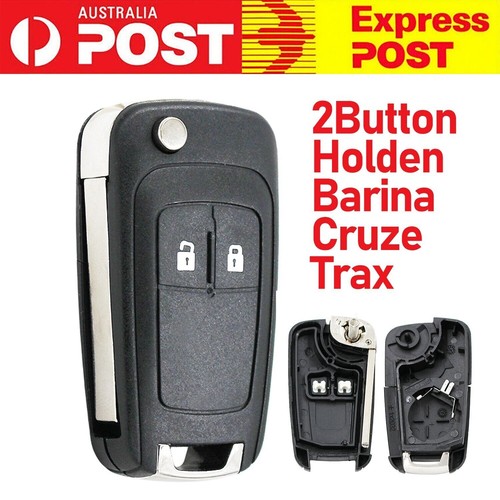 For Holden Cruze Barina Trax Colorado Key Shell Case 2B Replacement Key Remote - Picture 2 of 12