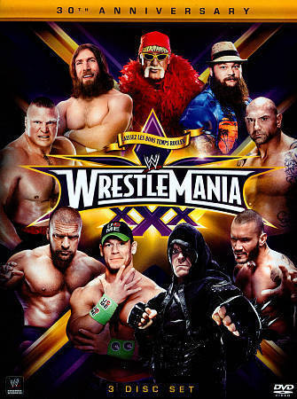 WWE: Wrestlemania DVD 3-Disc Box Set Lot : Wrestlemania XXX 30 / And 29 - 2014 - Foto 1 di 1