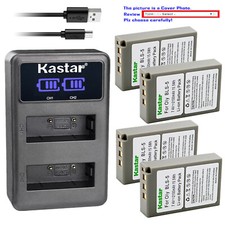 Kastar Battery LCD Dual Charger for Olympus BLS-5 Olympus E-PL1s EPL1S Camera