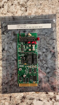 Simplex 4005 2pt NAC/Relay Board 565-552