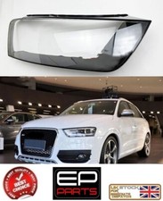 FOR AUDI Q3 2016-2018 FRONT HEADLAMP HEADLIGHT LENS COVER RIGHT DRIVER SIDE