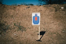 Ultra-portable lightweight target stand