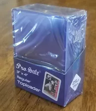 (25) Factory Sealed Pro Safe Regular 3x4 Toploaders Trading Card Holders Sports