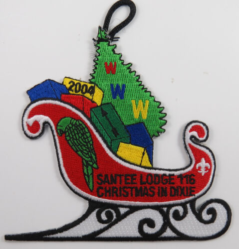OA Lodge 116 Santee X6 Sleigh; BLK "2004 Christmas In Dixie" D1708 