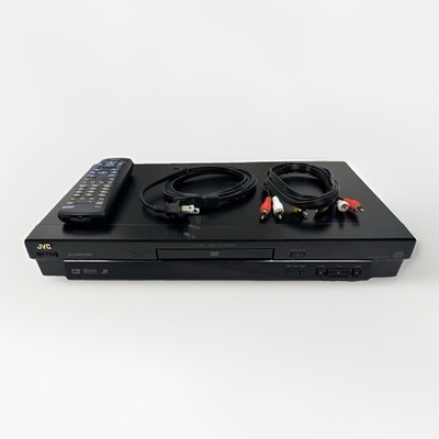 JVC XV-S40BK DVD CD Player w/ Remote Cables Tested Working Dolby DTS Hi-Fi