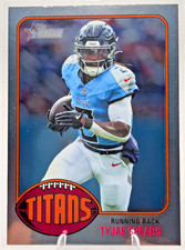 2026 Topps Heritage Football CHROME #125 Tyjae Spears - Tennessee Titans