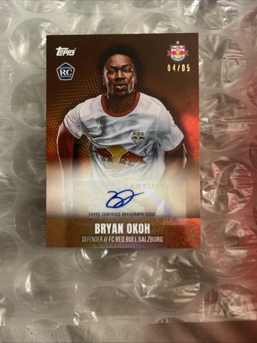 Topps Certified Autograph Issue Bryan Okoh RB Salzburg 4/5