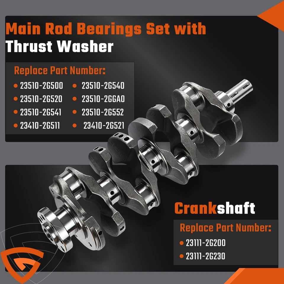 G4KJ 2.4L Engine Rebuild Overhaul Piston Kit For HYUNDAI KIA Sorento Tucson NEW - Image 4 of 4