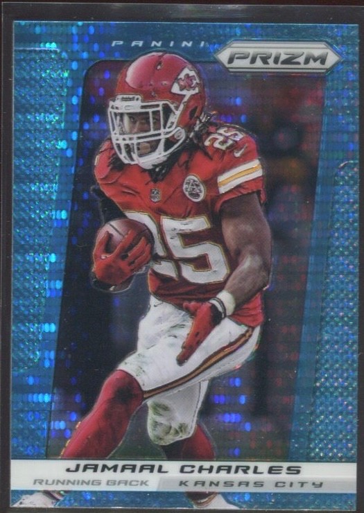 2013 Jamaal Charles Panini Prizm Light Blue #88 Chiefs
