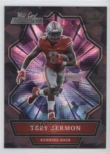 2021 Wild Card Alumination Holo-Lux Black /75 Trey Sermon #ABC-41 Rookie RC 0i21. rookie card picture