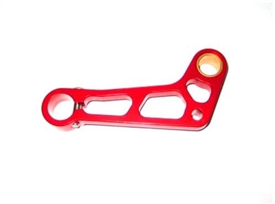 Ducabike Ersatzteil, Schalthebel, Fußrastenanlage , rot - Ducati