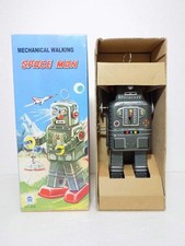    HAHA Toy Tin Spring SPACE MAN working item