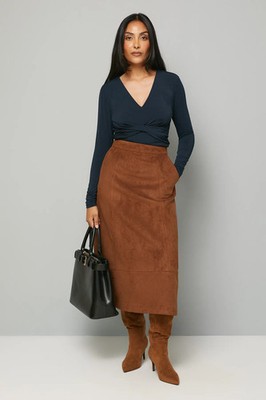 Wallis Navy Top Damen Daywear Tops
