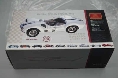 1/18 Maserati Birdcage #5 Signature Edition Dan Gurney CMC M-062 -CH002- NEU NIB