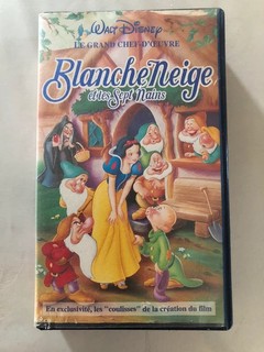 VHS (Cassette vidéo) Walt Disney Blanche Neige Et Les Sept Nains VF