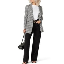 Rag  Bone Ames Gingham Blazer, Size: 4