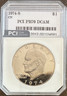 1974-S PCI PR70 Eisenhower Dollar $1 T1 US Coin IKE "CLAD" GEM PROOF CAMEO San Francisco Eisenhower