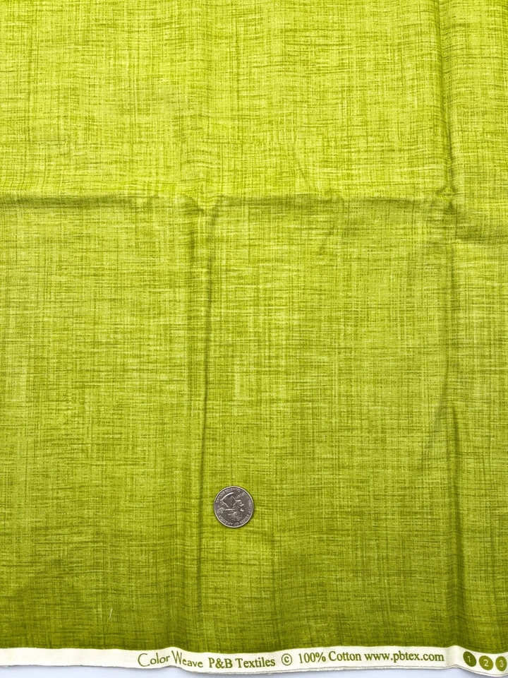 COLOR WEAVE by P&B Textiles - 4 Color Linen Texture Print Bundle 2.25 yds Total - Image 2 of 4