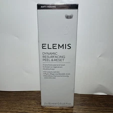 ELEMIS Dynamic Resurfacing Peel & Reset 2x 15ml - Dual Phase Peel NEW