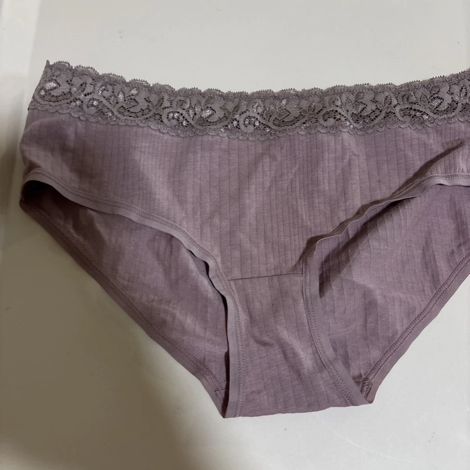 Braguita de bikini Felina N51995 mezcla de algodón encaje talla mediana individual EE. UU. Foto 2 de 4