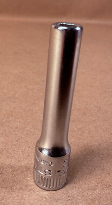 Vintage NOS Stahlwille 5mm Deep Hex Socket 40L, 1/4 Inch Drive, 6 point 01020005