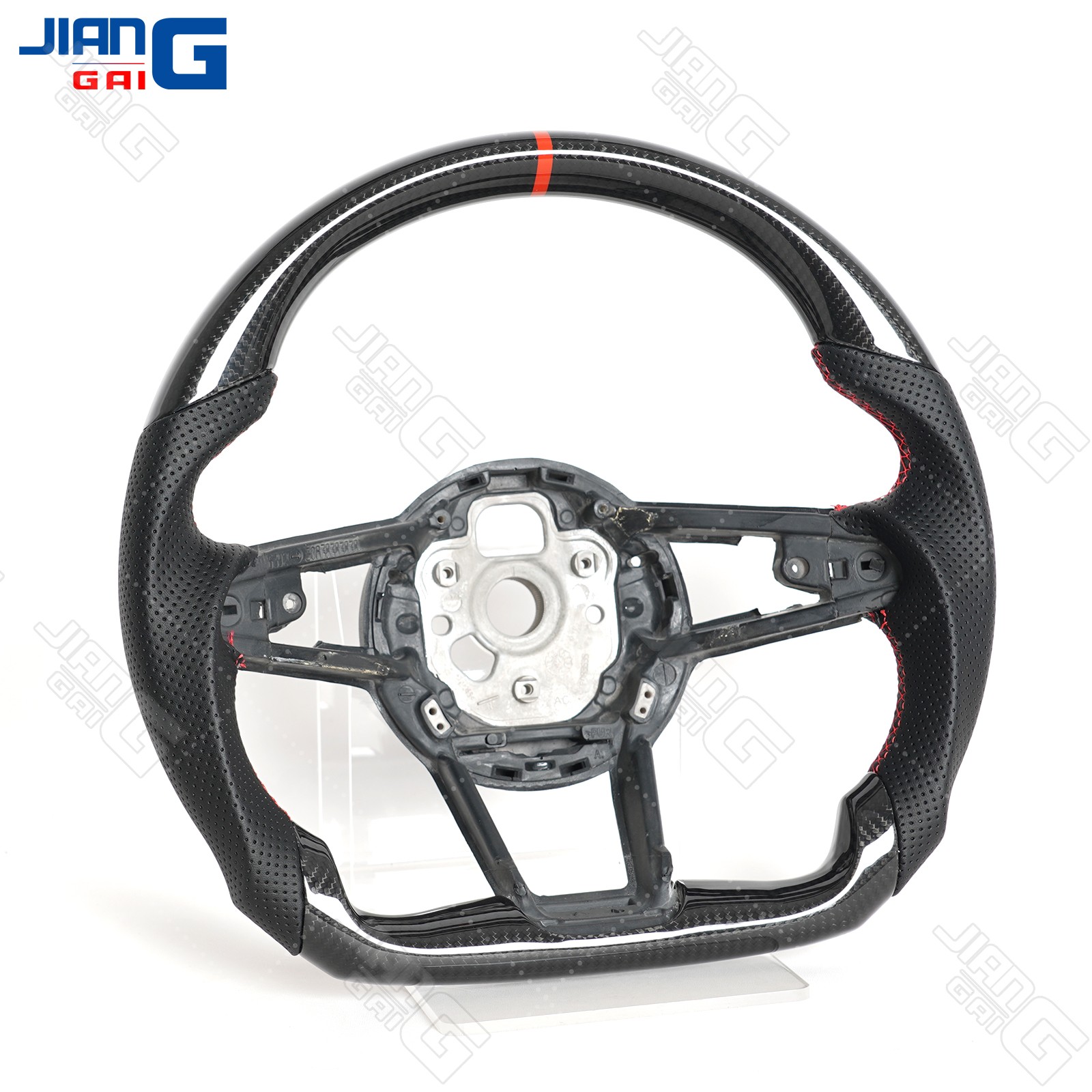 Carbon Fiber Sport Flat Steering Wheel For Audi R8 TTS TT TTRS 2016-2023