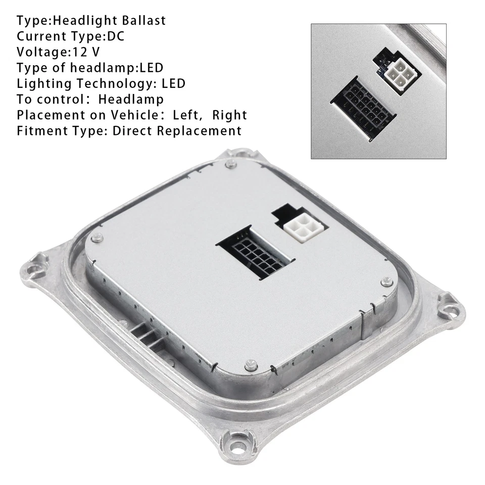 LED Headlight Ballast Control Module 130732928400 For ALFA ROMEO GIULIETTA QF - Image 3 of 4