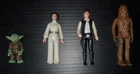 1970s 80s Vintage Kenner Star Wars Empire ROTJ classic figure Lot Leia Yoda Han