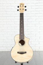 Ibanez UEW12E Concert Nylon-String Acoustic-Electric Ukulele - Natural Flamed