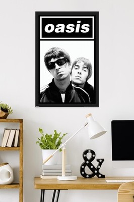Trends International Oasis Black and White Wall Poster, 34L x 22.4