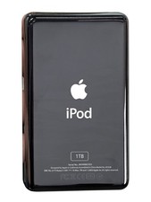 Black Back Plate Apple iPod Classic 6th 7th Housing Rear Thin Cover 1TB Rear