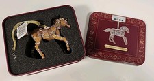 Trail of Painted Ponies Gingerbread Pony Horse Christmas Ornament w/ Tin 12419