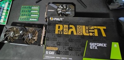 Palit GeForce GTX 1660 6GB GamingPro Dual Fan Grafikkarte