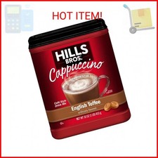 Hills Bros. Instant Cappuccino Mix, English Toffee 16 Oz, Pack of 1   Convenie
