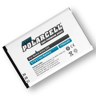 PolarCell Akku für Nokia 3310 (2017) Asha 225 500 BL-4UL 1300mAh Batterie Accu
