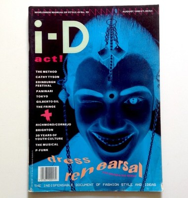 i-D Magazine | Aug 1986 | Dramatische Ausgabe | Naomi Campbell | Punks, Mods, Teds